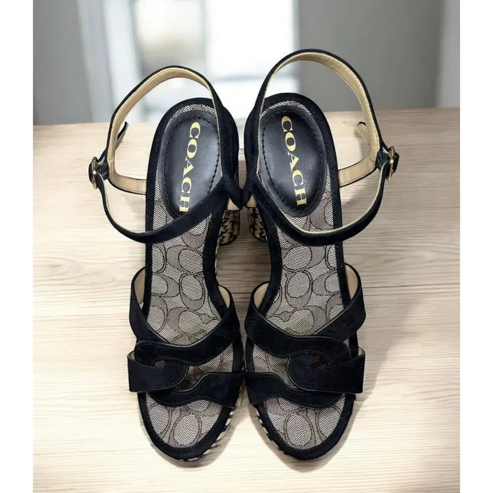 Coach C2314 Talina Platform Sandal Size 8B